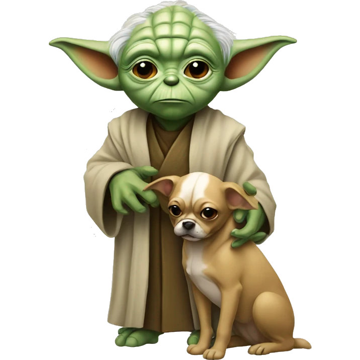 yoda with dog  emoji
