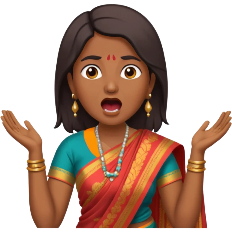 indian mom yelling emoji