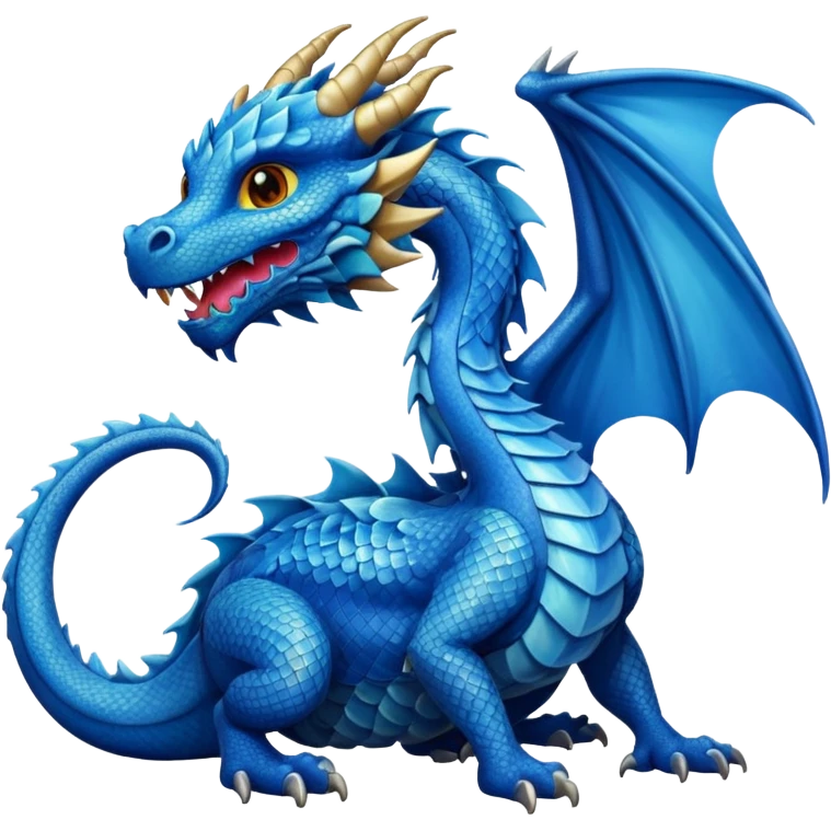 dragon blue emoji