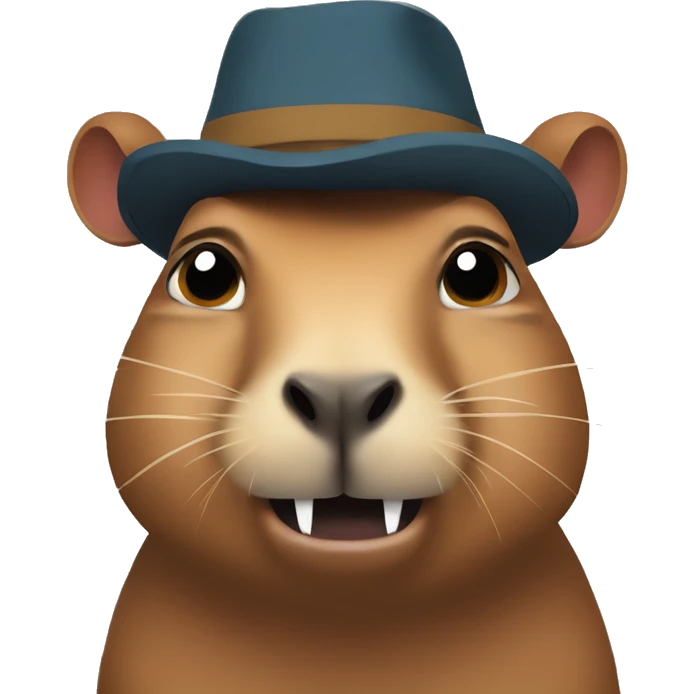 Angry capybara emoji