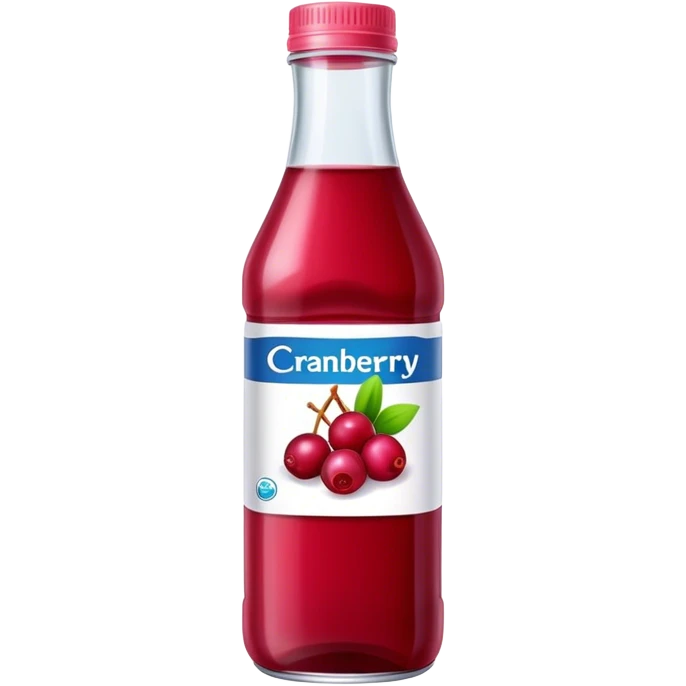 Bottle cranberry juice emoji