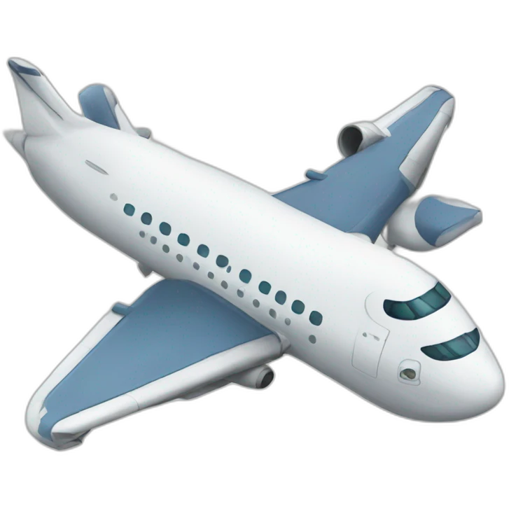 smiling plane emoji