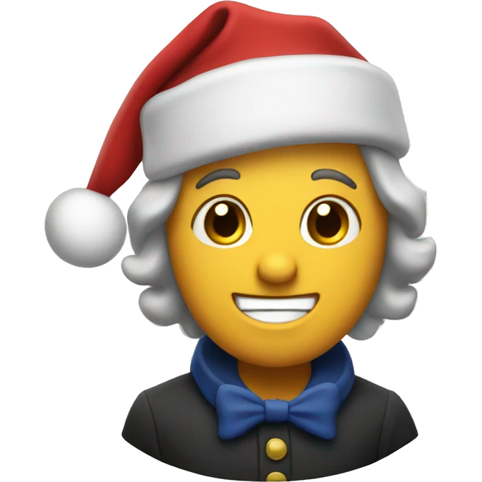 Christmas caroling emoji