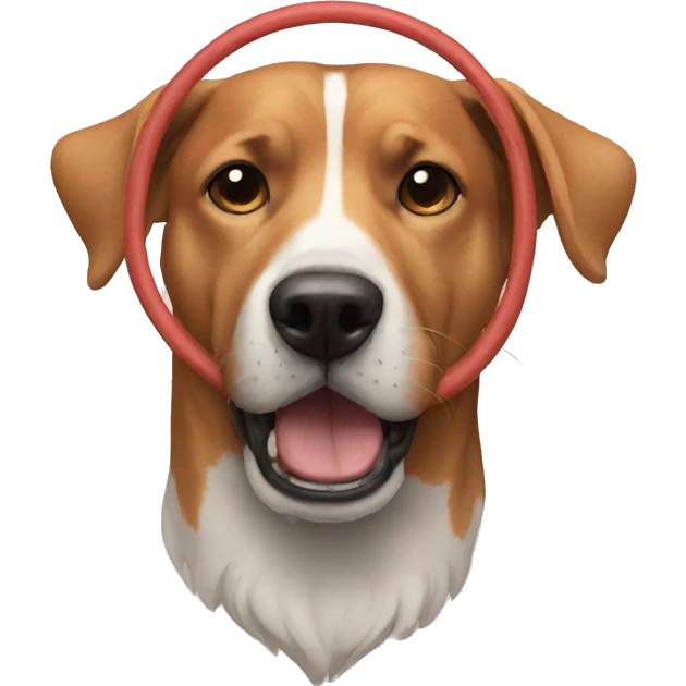 Dog hoop emoji