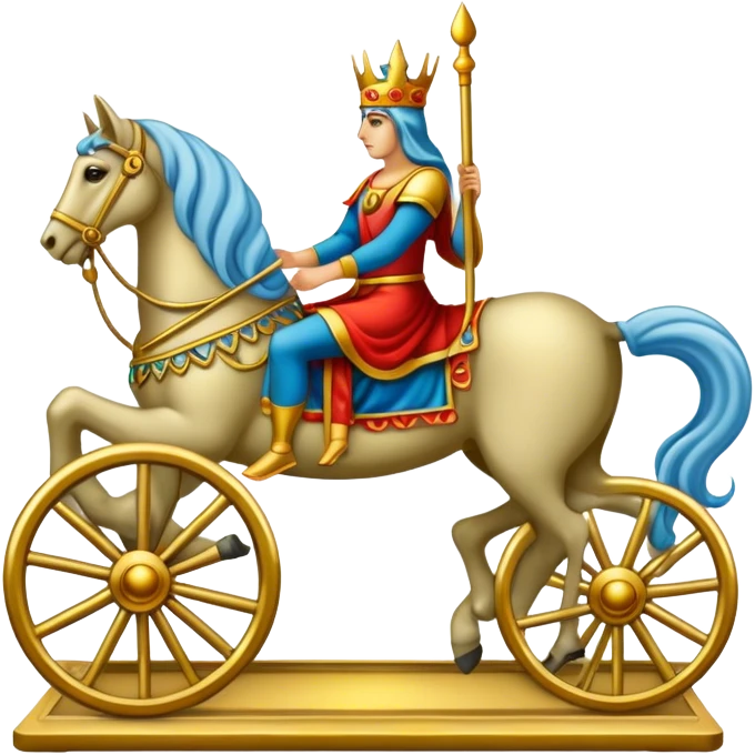 The chariot Tarot Card emoji