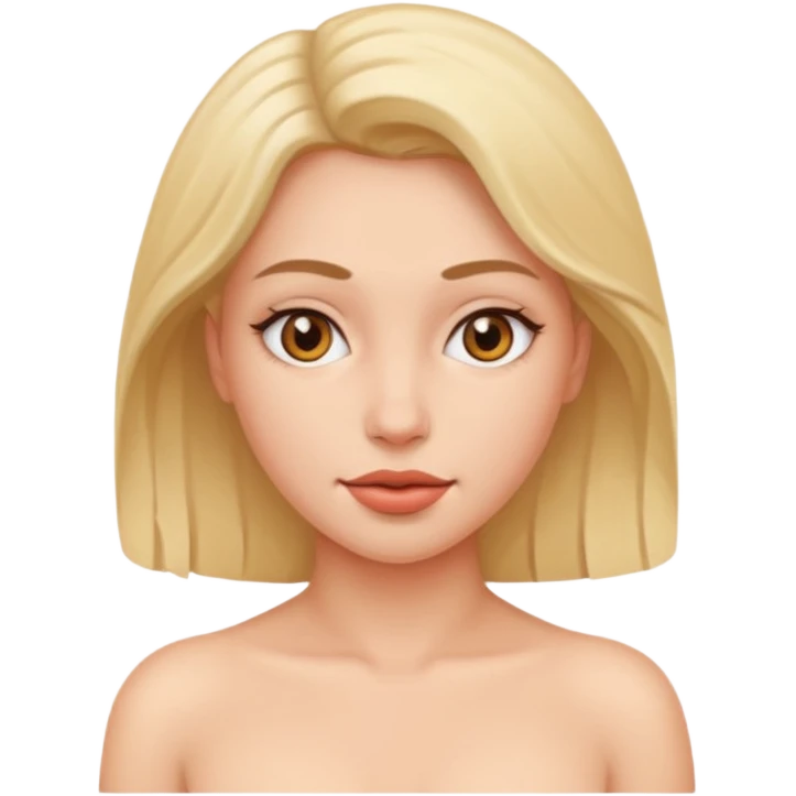 زن لخت emoji