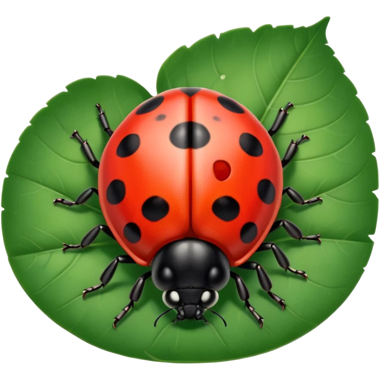 A ladybug emoji