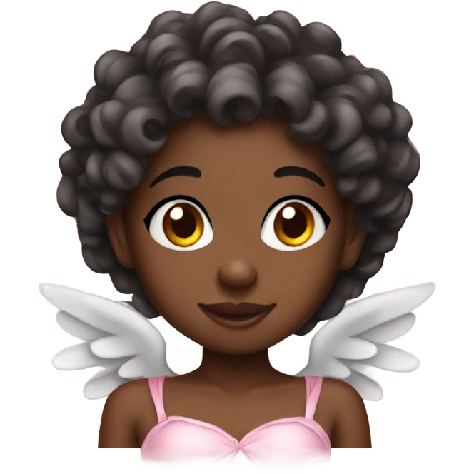 Black girl Cupid  emoji