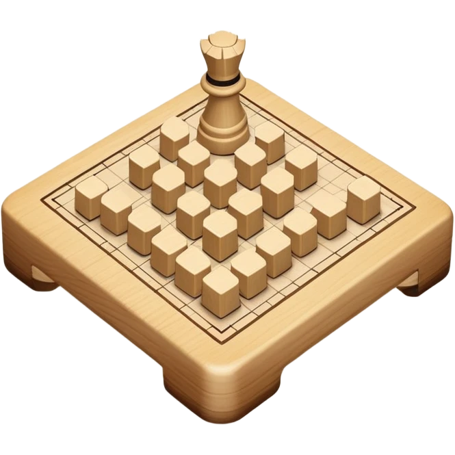shogi piece rook simple clear design emoji