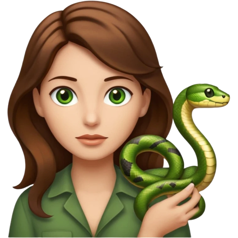 snake in the hair emoji