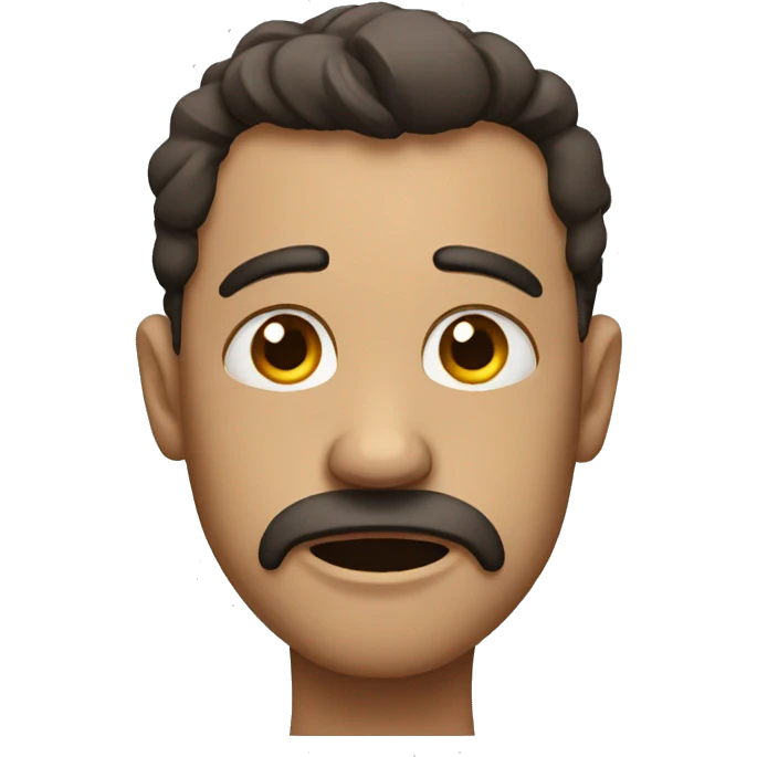 Unhappy emoji