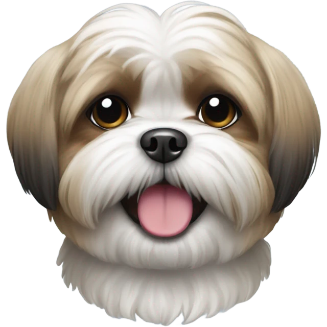 Smiling shih tzu  emoji