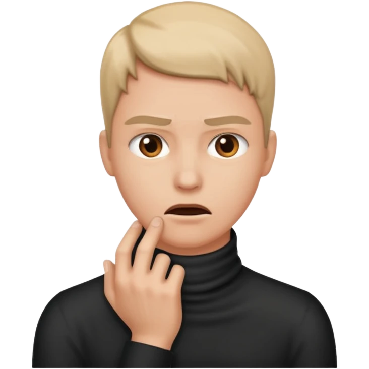 showing with your big finger on the neck like you want to kill them emoji