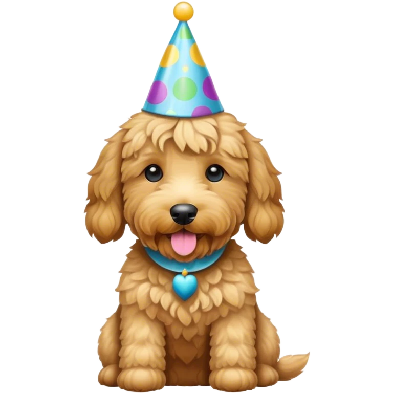 Goldendoodle birthday  emoji