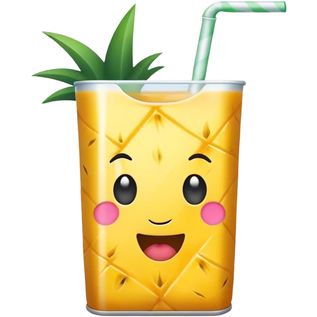 pineapple juice carton emoji