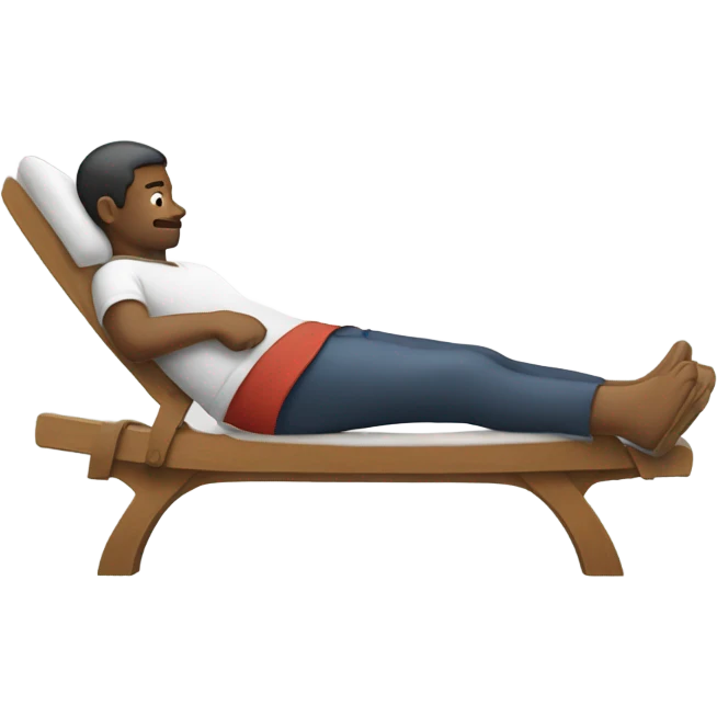 Laying down emoji