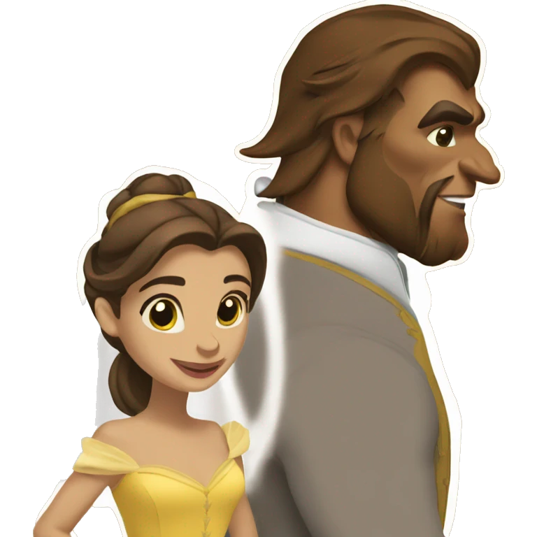 beauty and the beast  emoji
