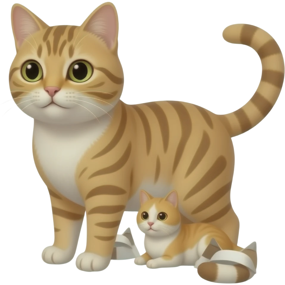 gatuna sendo vigiada emoji