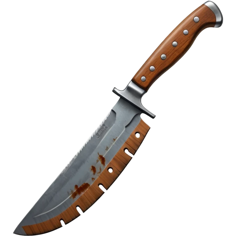 a big machete from the Friday the 13th movie emoji