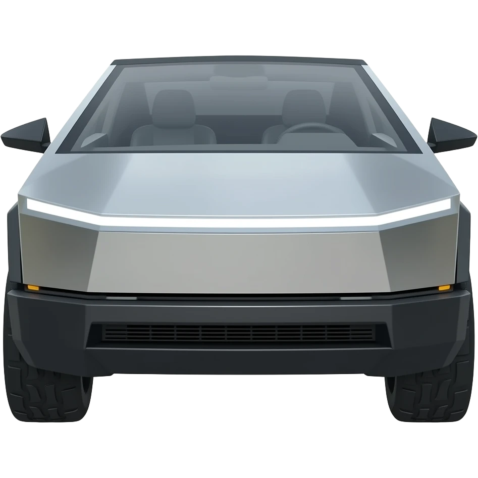 Tesla cyber truck van emoji