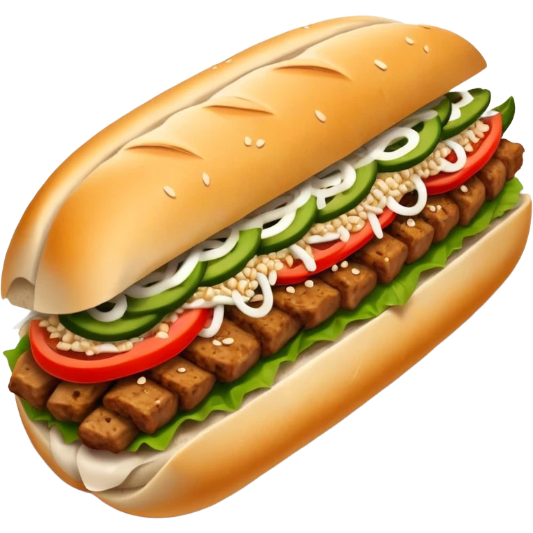 Behaarter Döner  emoji