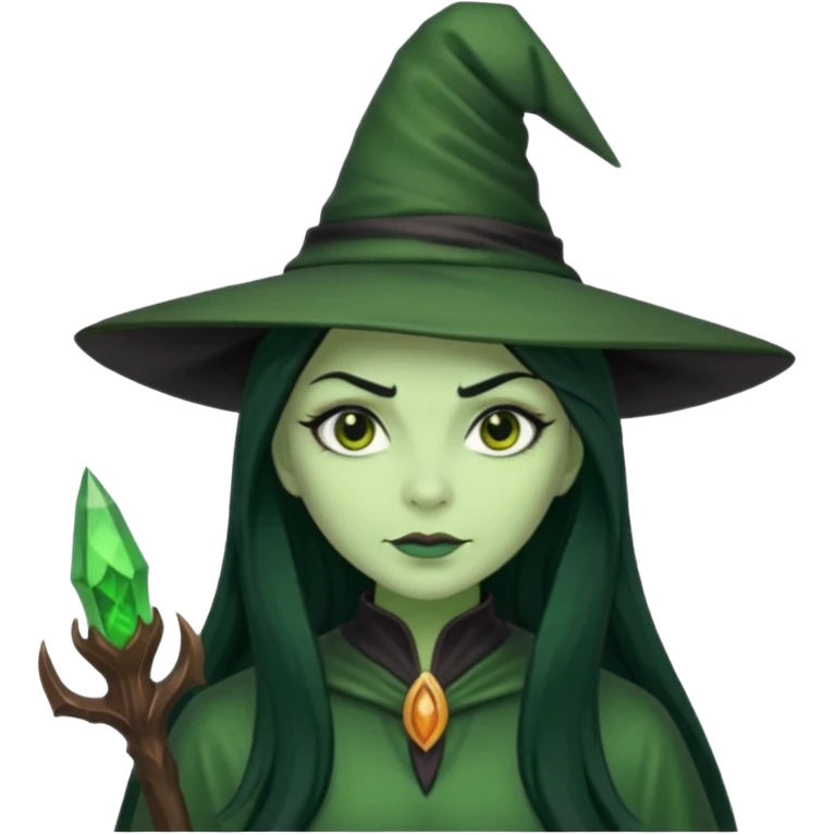 Witch with Green Skin emoji