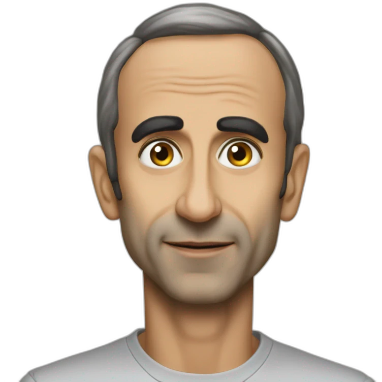 Zemmour qui frappe macron emoji