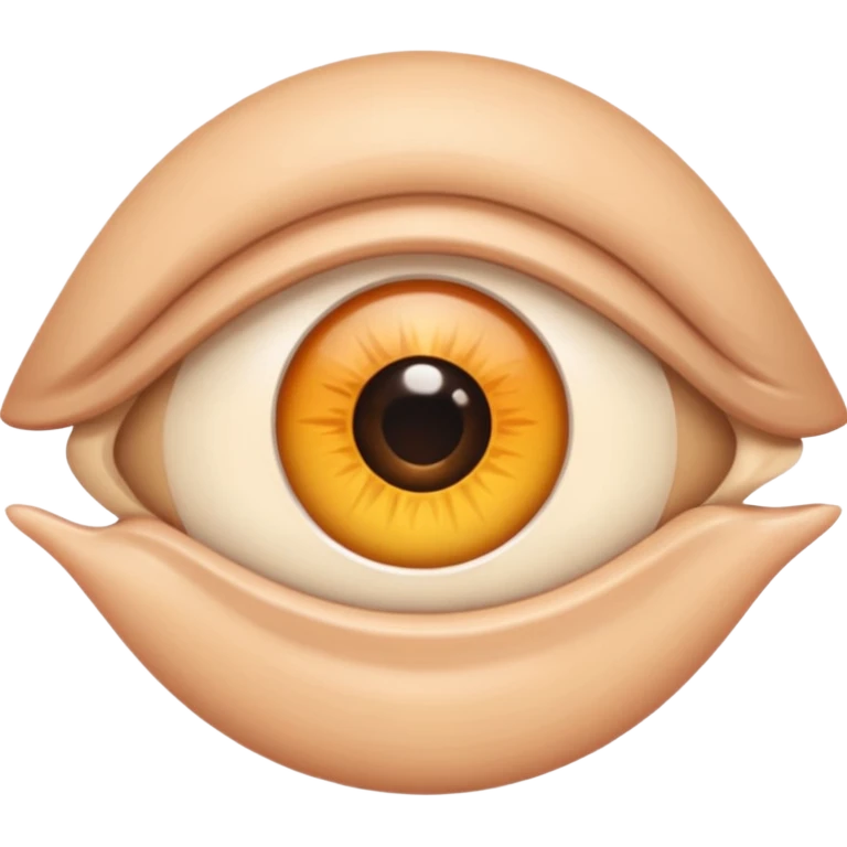 One eye half closed and another eye open emoji emoji