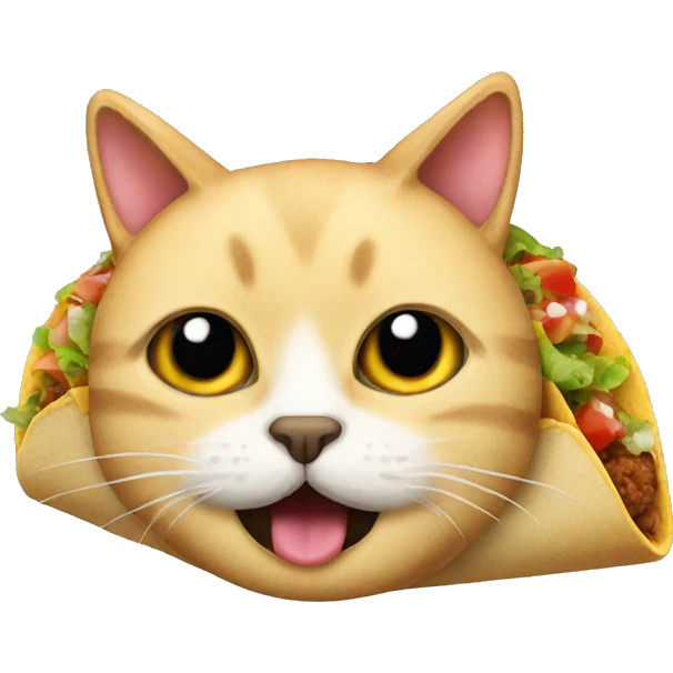 cat taco emoji