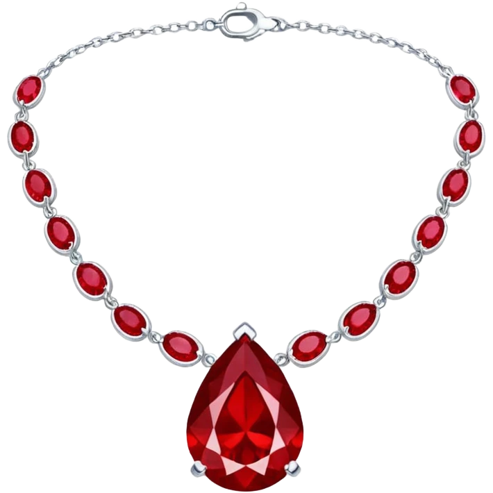 ruby necklace emoji