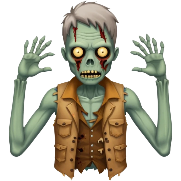 zombie in vests emoji