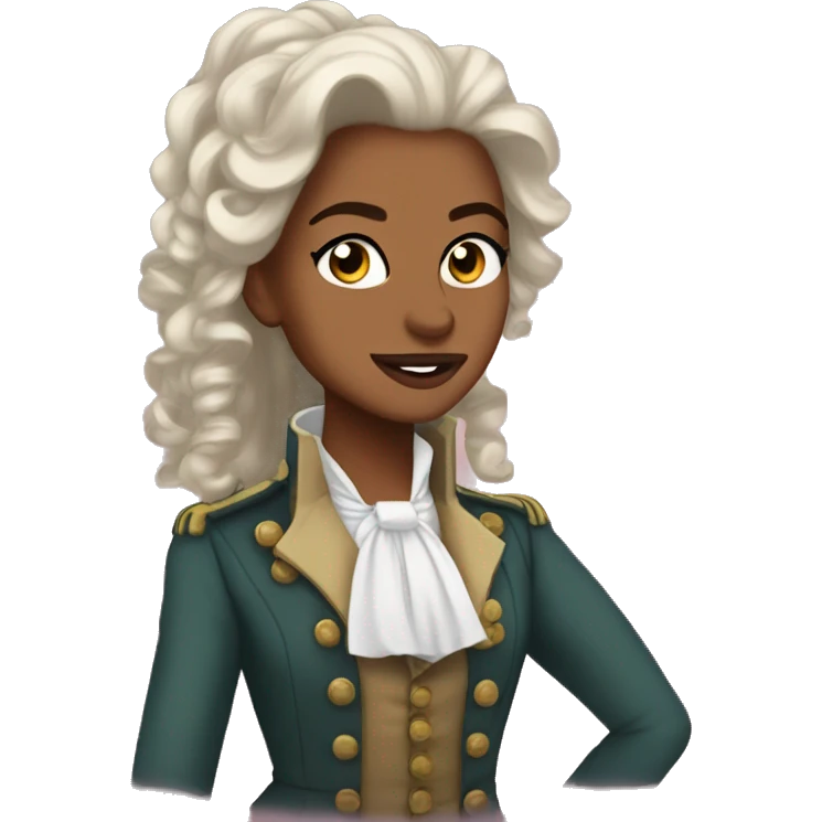 Renee goldsberry as Angelica schuyler emoji