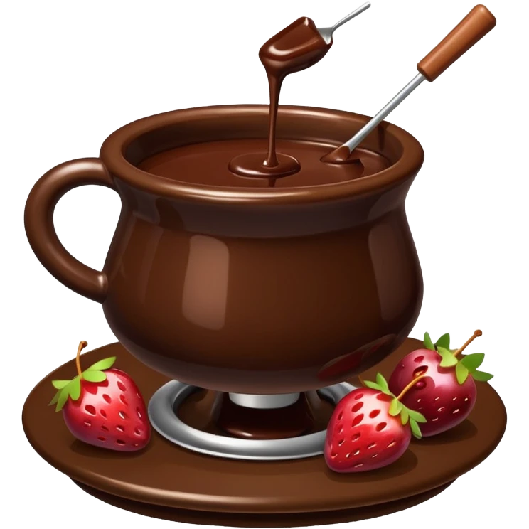 Chocolate fondue emoji