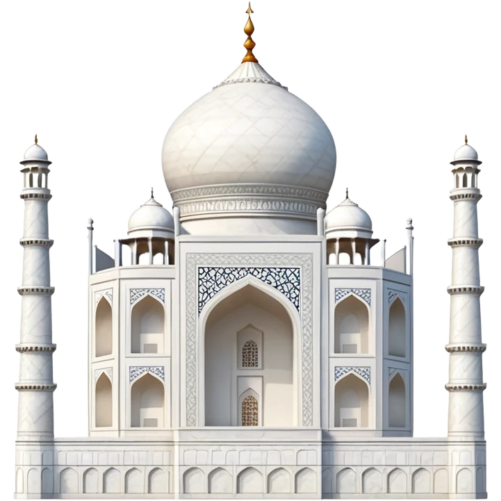 Taj Mahal landmark emoji