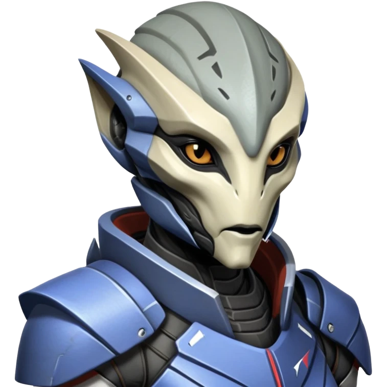 turian alien from Mass Effect emoji