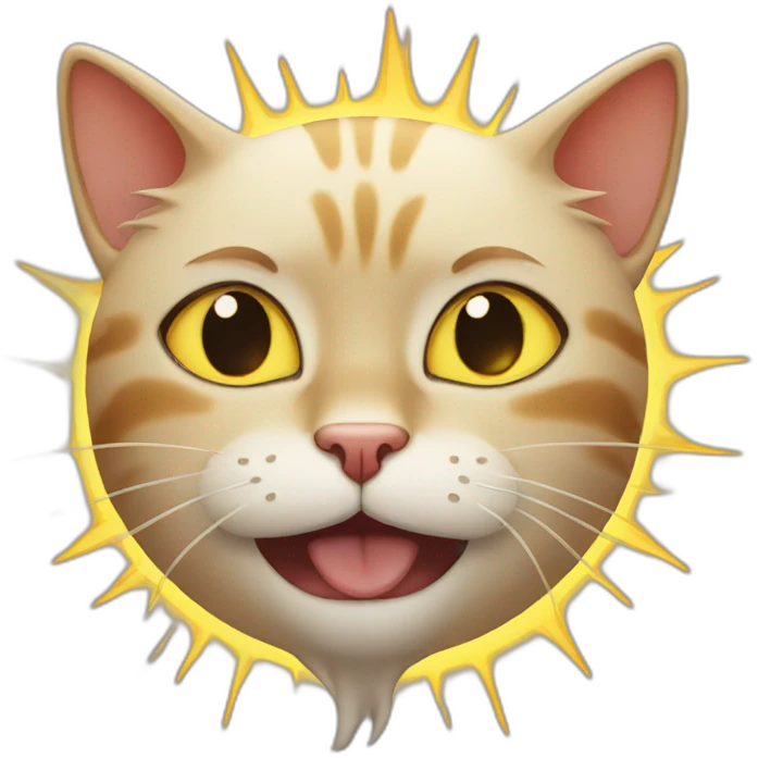 cat cry sun emoji