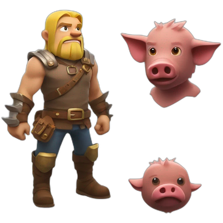 Hog rider clash of clans emoji