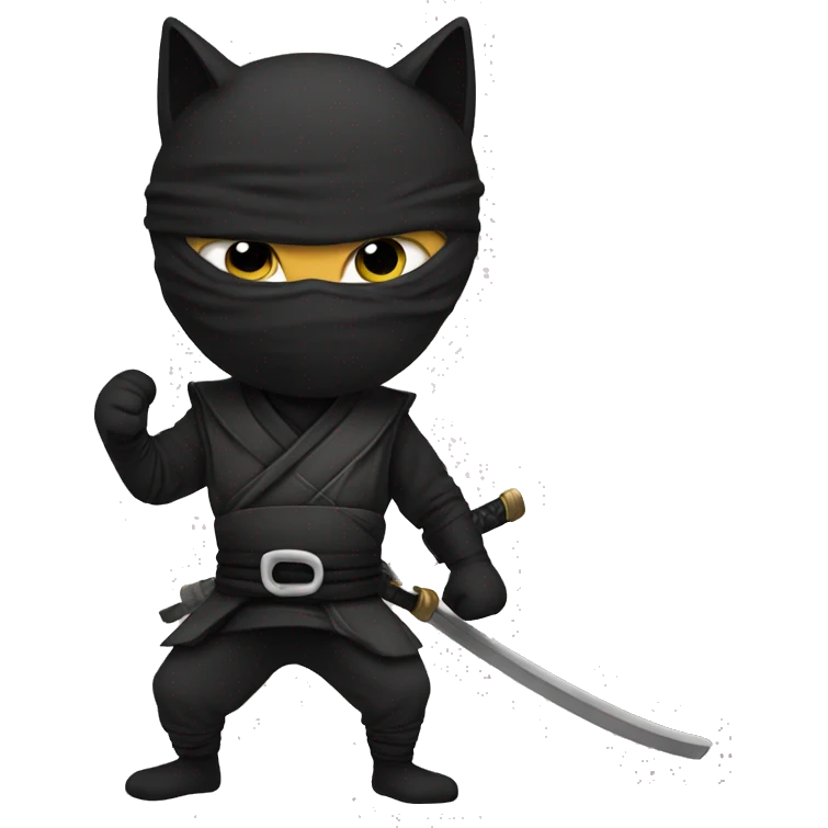 Gato ninja emoji
