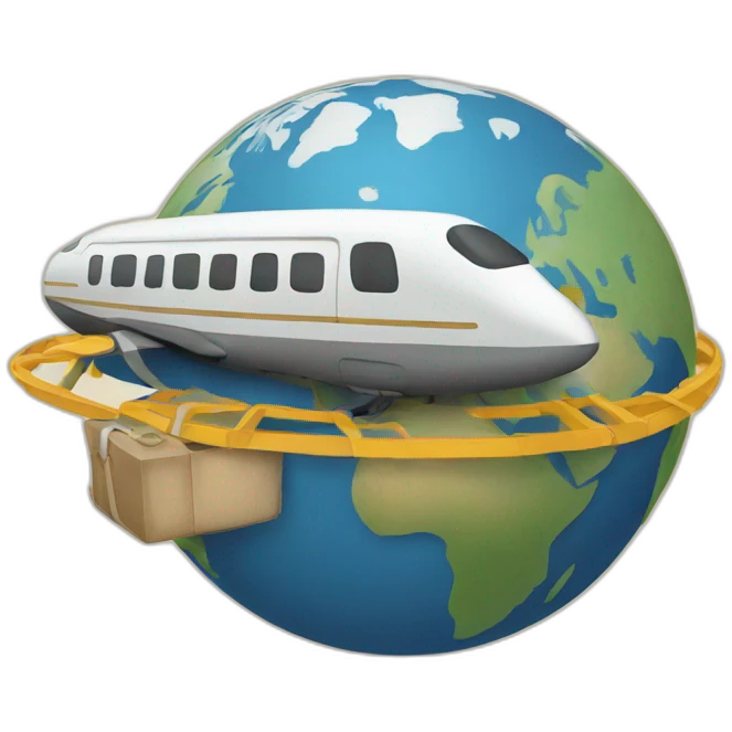 traveling the globe emoji