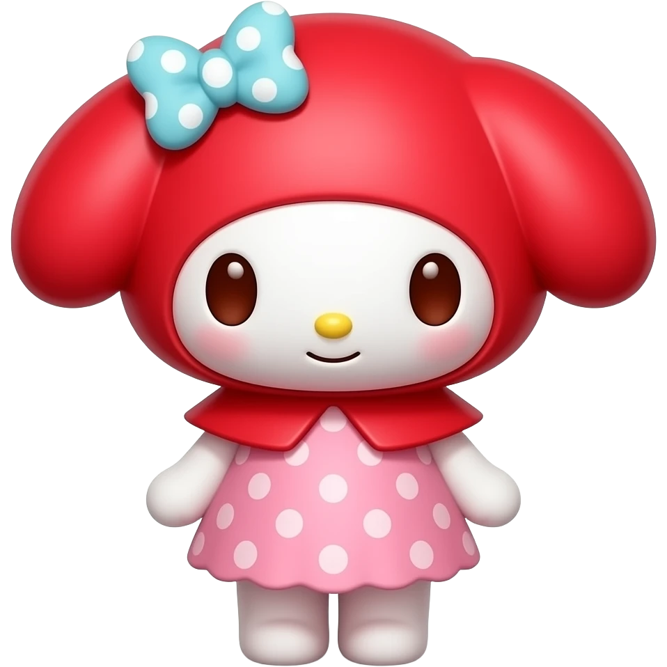 My melody sanrio pokemon shiny red light full body emoji