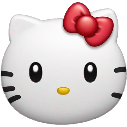 hello kitty show heart emoji
