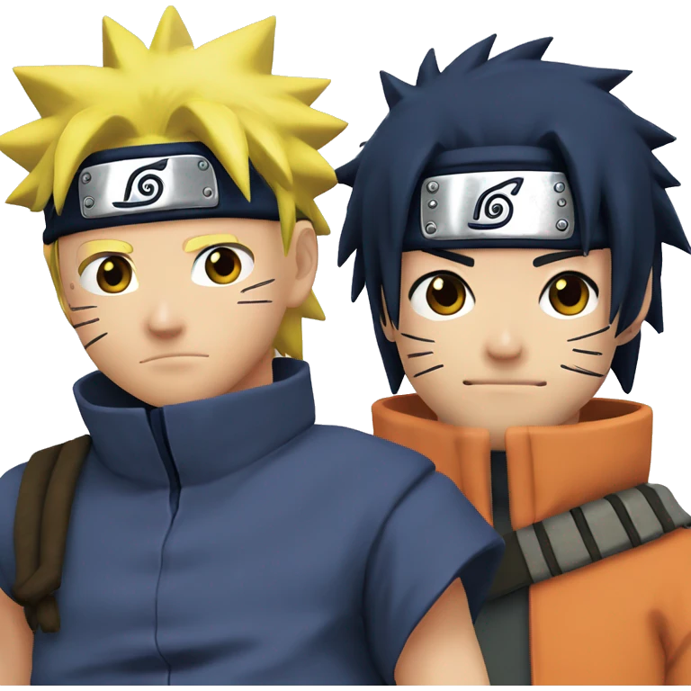 Naruto und sasuke  emoji
