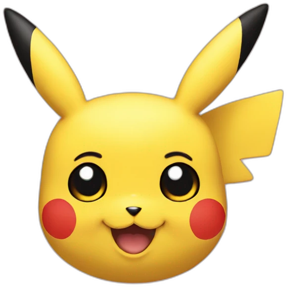 Pikachu heart eyes emoji