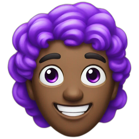 Purple BlackBerry whit Magic emoji