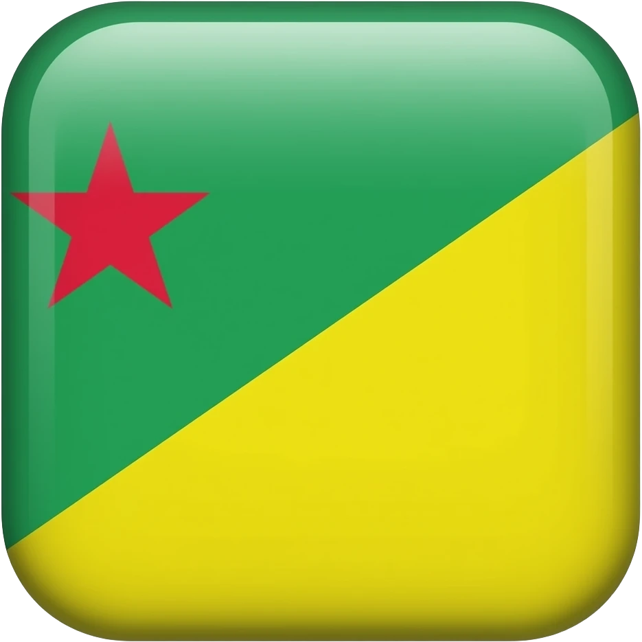 faça emoji da bandeira do Acre, um retângulo dividido diagonalmente (amarelo na parte inferior, verde na superior e adicione a estrela vermelha na pate superior esquerda da cor verde emoji