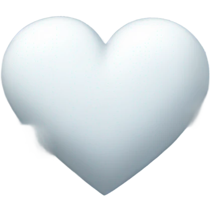 Heart made of clouds emoji