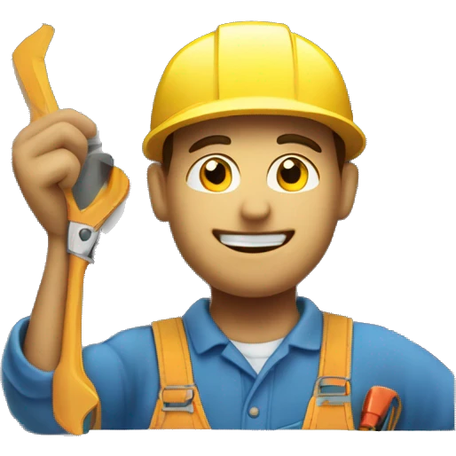 repair specialist repairing a window emoji