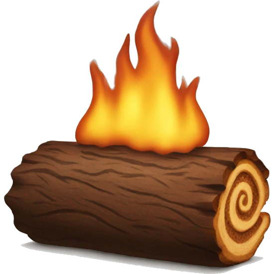 Yule log emoji