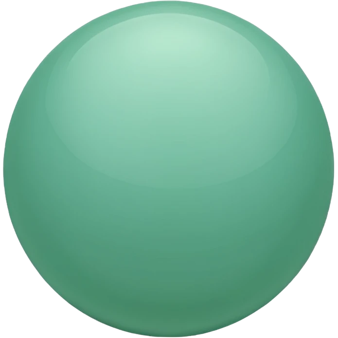 mint-green sphere emoji