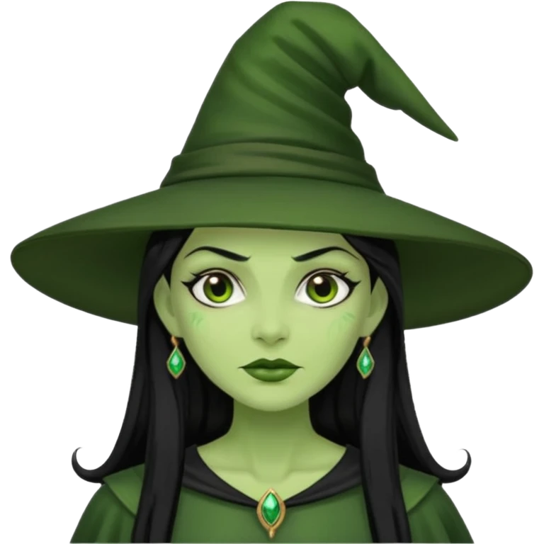 green witch emoji